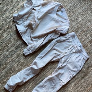 Mate the label organic jogger and sweatshirt